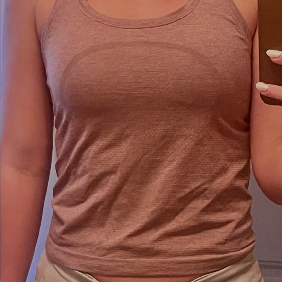 LULULEMON Swiftly Tech Racerback Tank Top 2.0- Waist Length, in twilight rose - Picture 6 of 6
